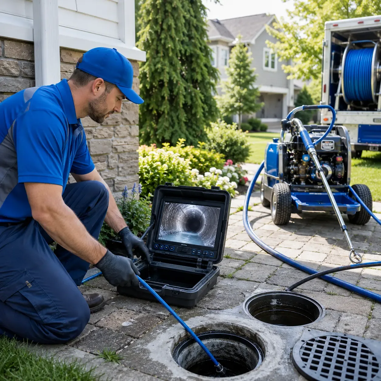 Outdoor drain cleaning professionals serving Amherst, VA